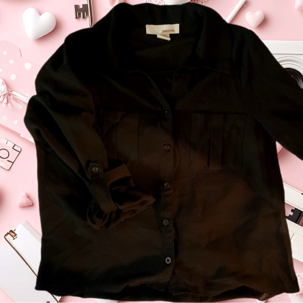 Black Button-Up Shirt